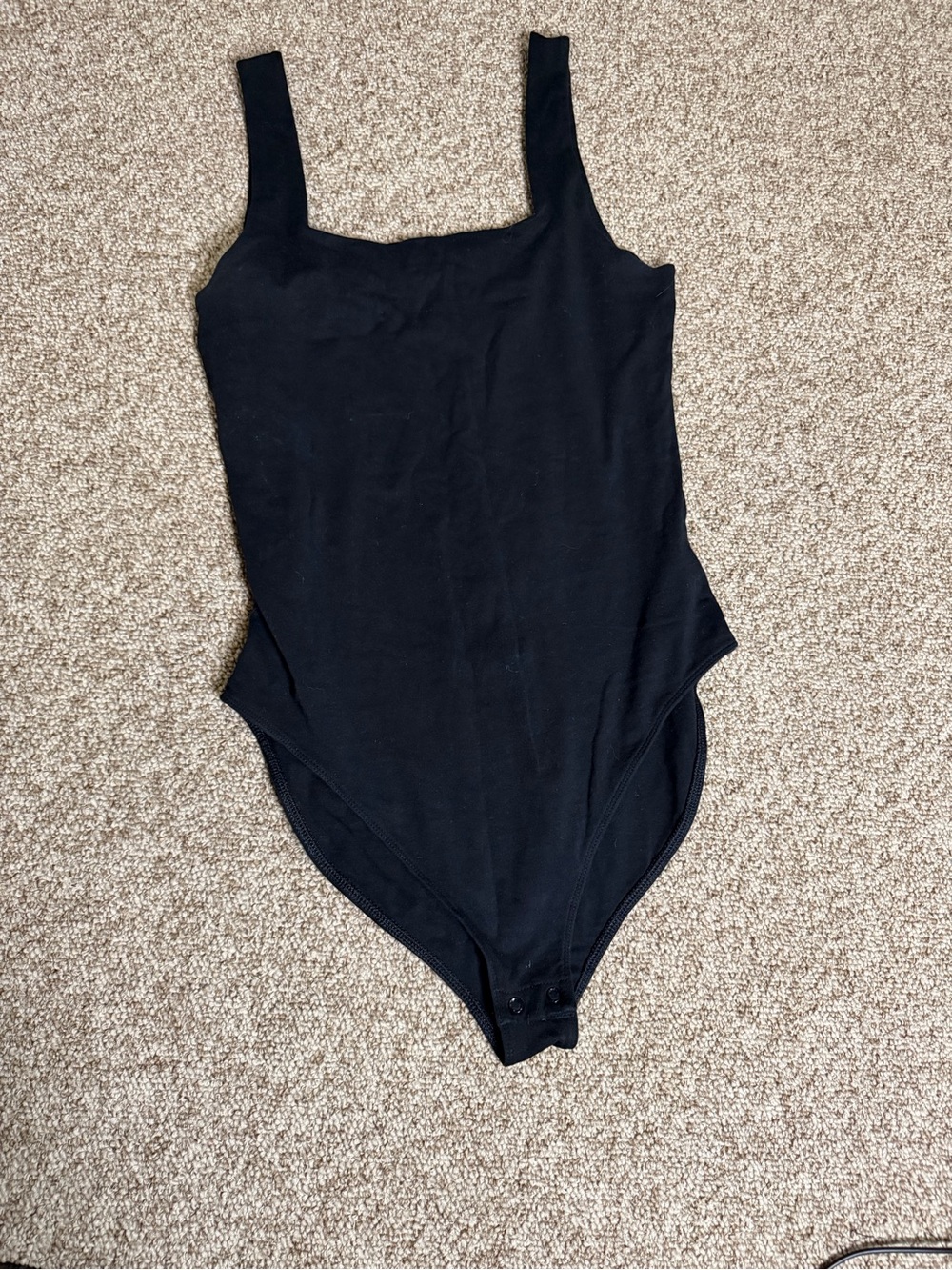 Old navy Black One-Piece Bodysuit in medium tall